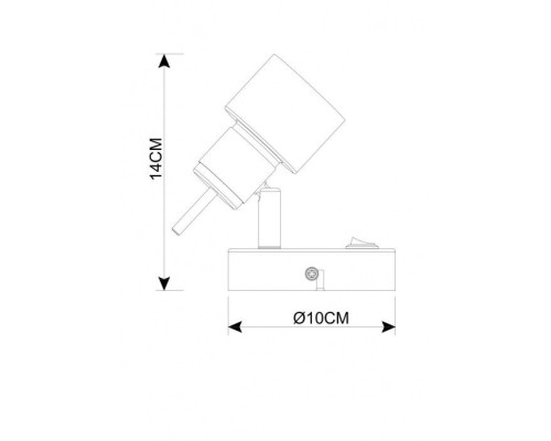 Спот Almach A1906AP-1WH Arte Lamp