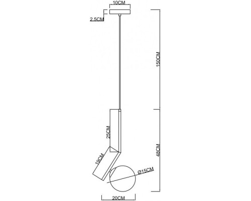 Подвесной светильник Bolla-unica A1924SP-1AB Arte Lamp