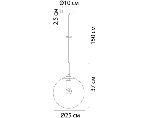 Подвесной светильник Volare A1925SP-1GO Arte Lamp