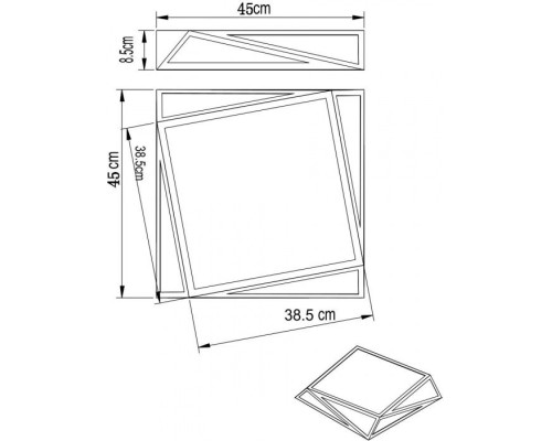 Потолочный светильник Multi-piazza A1929PL-1BK Arte Lamp