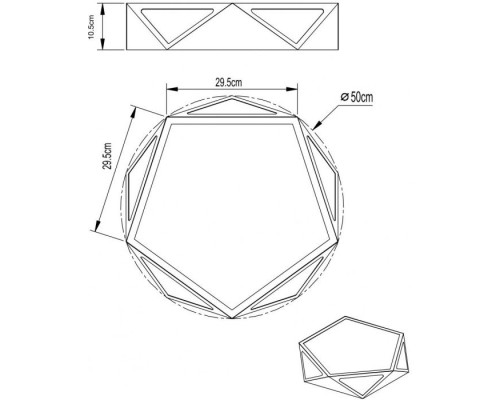 Потолочный светильник Multi-piazza A1931PL-1WH Arte Lamp