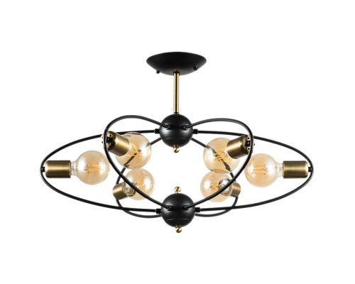 Потолочная люстра Glasgow A1963PL-6BK Arte Lamp