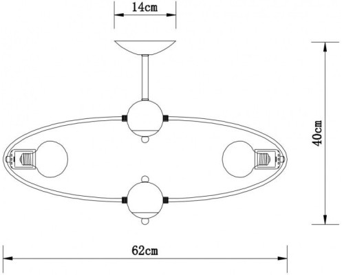 Потолочная люстра Glasgow A1963PL-6BK Arte Lamp