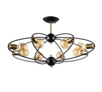 Потолочная люстра Glasgow A1963PL-8BK Arte Lamp