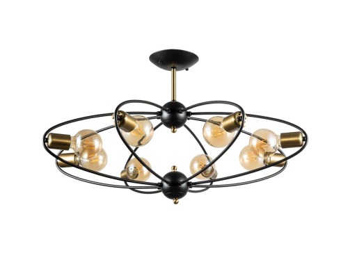 Потолочная люстра Glasgow A1963PL-8BK Arte Lamp