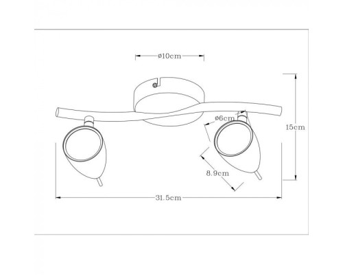 Спот Regista A1966AP-2GY Arte Lamp