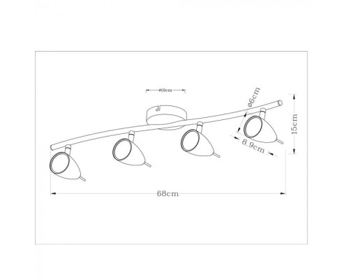 Спот Regista A1966PL-4GY Arte Lamp