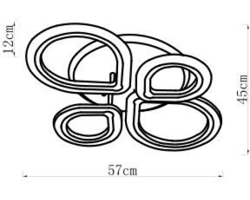 Потолочная люстра Camelia A2021PL-50WH Arte Lamp