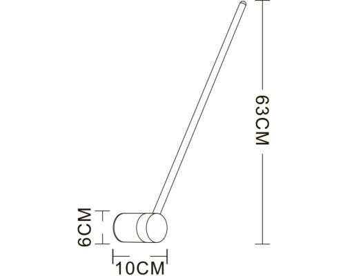 Бра Polis A2027AP-1PB Arte Lamp