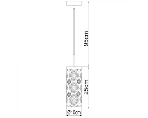 Подвесной светильник Maestro A2031SP-1WA Arte Lamp