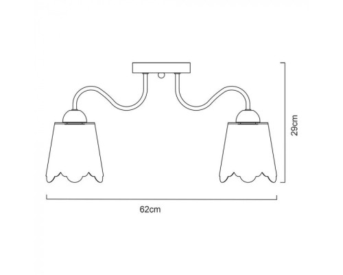 Потолочная люстра Julia A2032PL-5WG Arte Lamp