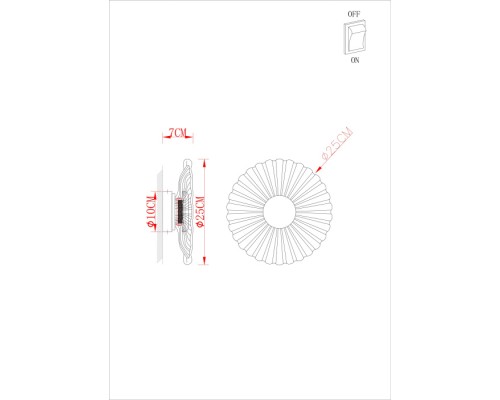 Настенный светильник Cherish A2097AP-12GO Arte Lamp