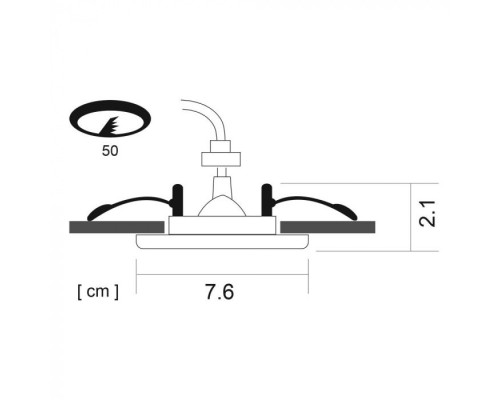 Точечный светильник Basic A2103PL-1AB Arte Lamp