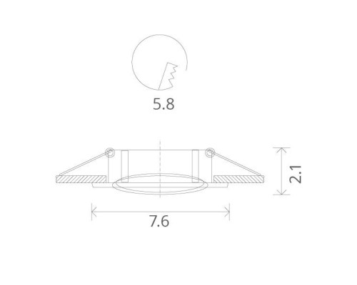 Точечный светильник Basic A2103PL-1BK Arte Lamp