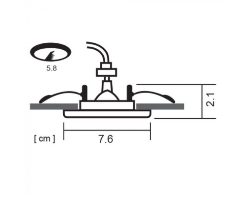 Точечный светильник Basic A2103PL-1GY Arte Lamp