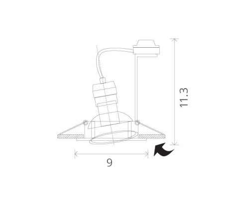 Точечный светильник Eclipse A2107PL-3SS Arte Lamp