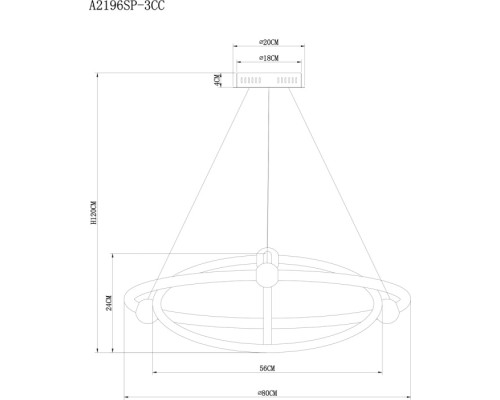 Подвесной светильник Harley A2196SP-3CC Arte Lamp