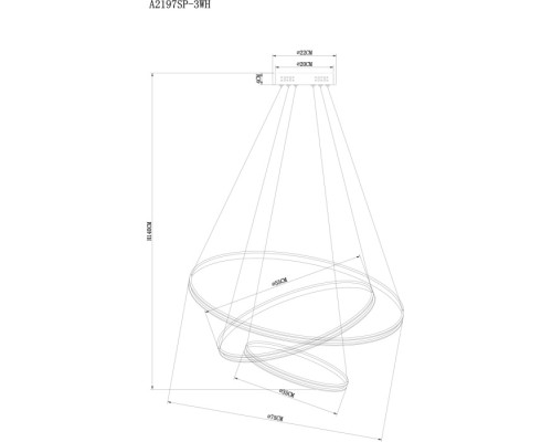 Подвесной светильник Frodo A2197SP-3WH Arte Lamp