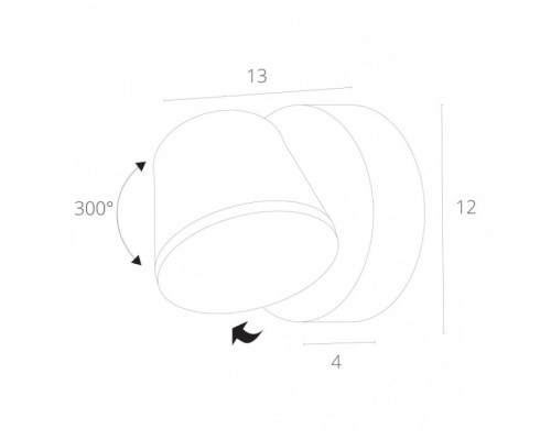 Настенный светильник уличный Chico A2212AL-1BK Arte Lamp