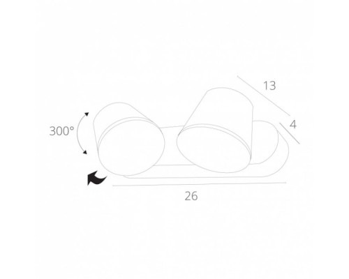 Настенный светильник уличный Chico A2212AL-2BK Arte Lamp