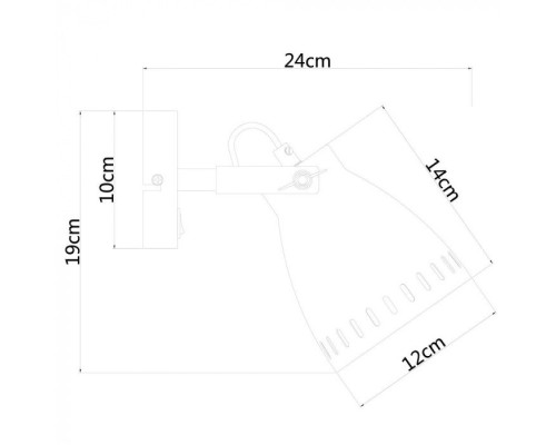 Спот Luned A2214AP-1AB Arte Lamp