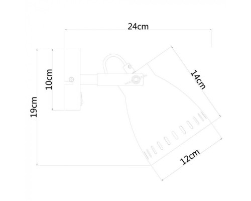 Спот Luned A2214AP-1SS Arte Lamp