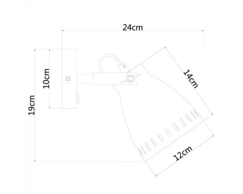 Спот Luned A2214AP-1WH Arte Lamp