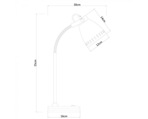 Настольная лампа Luned A2214LT-1AB Arte Lamp