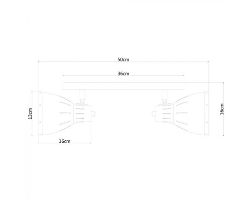 Спот Marted A2215AP-2BK Arte Lamp