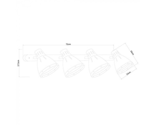 Спот Marted A2215PL-4WH Arte Lamp
