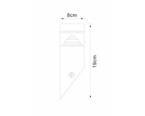 Настенный светильник уличный Shalby A2218AL-1BK Arte Lamp