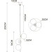 Подвесной светильник Alcor A2224SP-3BK Arte Lamp
