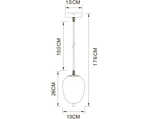 Подвесной светильник Freddie A2232SP-1PB Arte Lamp