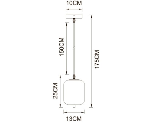 Подвесной светильник Freddie A2234SP-1PB Arte Lamp