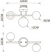 Потолочная люстра Gemini A2243PL-3PB Arte Lamp