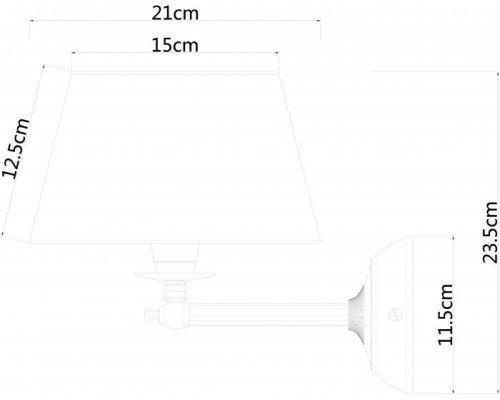 Бра York A2273AP-1AB Arte Lamp
