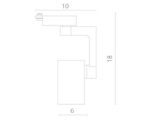 Трековый светильник Traccia A2310PL-1WH Arte Lamp