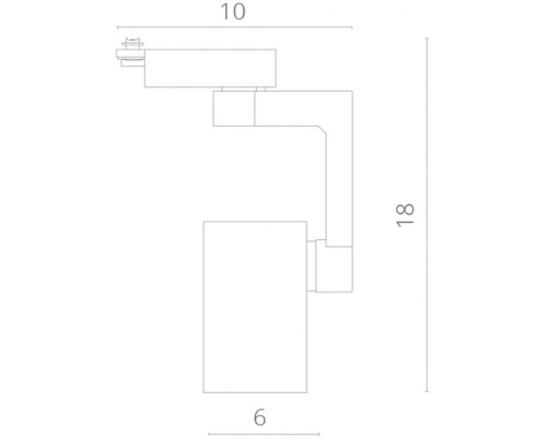 Трековый светильник Traccia A2311PL-1BK Arte Lamp