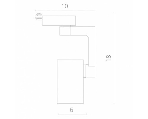 Трековый светильник Traccia A2311PL-1WH Arte Lamp