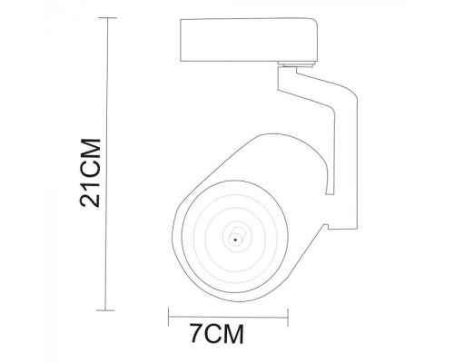 Трековый светильник Traccia A2320PL-1BK Arte Lamp