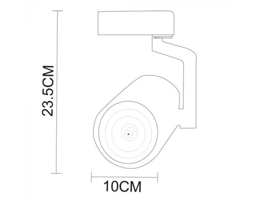 Трековый светильник Traccia A2330PL-1BK Arte Lamp
