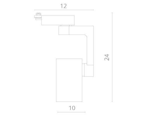 Трековый светильник Traccia A2330PL-1WH Arte Lamp
