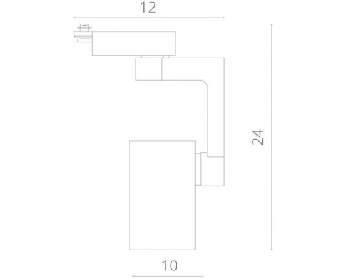 Трековый светильник Traccia A2331PL-1BK Arte Lamp
