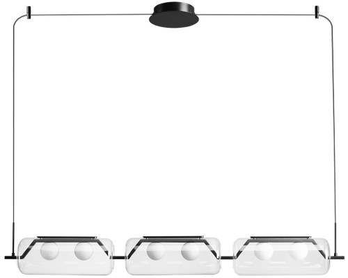 Подвесной светильник Geneva A2341SP-6BK Arte Lamp