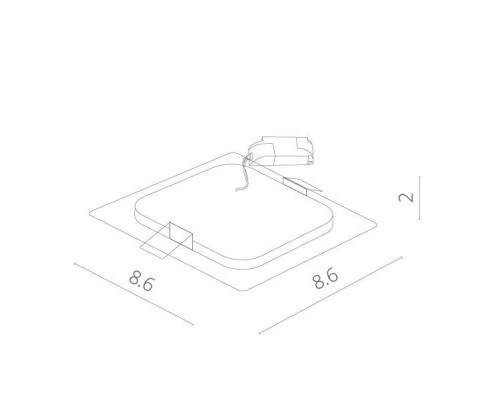 Точечный светильник Fine A2403PL-1WH Arte Lamp