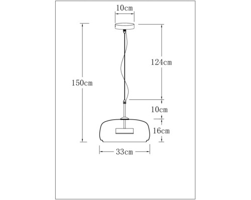 Подвесной светильник Padova A2404SP-33SM Arte Lamp