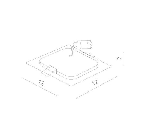 Точечный светильник Fine A2406PL-1WH Arte Lamp