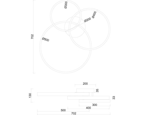Потолочная люстра Sierra A2426PL-3BK Arte Lamp