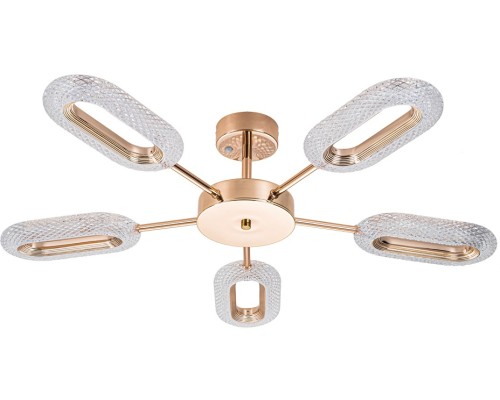 Потолочная люстра Ovale A2489PL-5GO Arte Lamp
