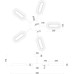 Потолочная люстра Ovale A2489PL-5GO Arte Lamp